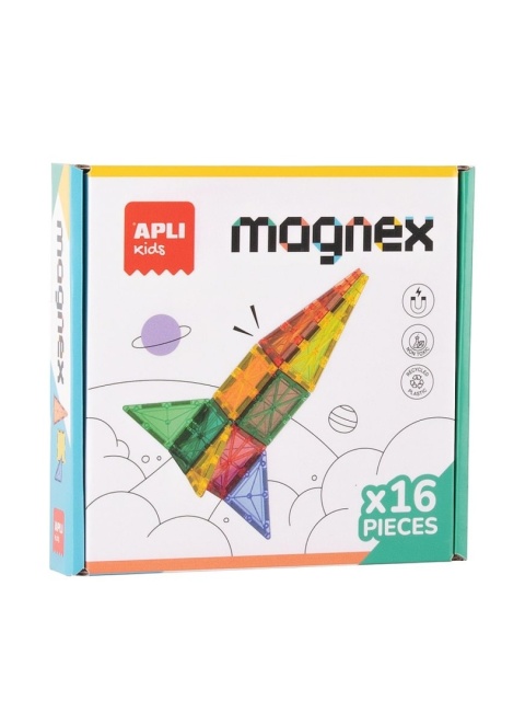 Klocki magnetyczne Apli Kids 16 elementów