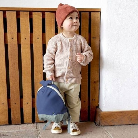 Mini plecak do przedszkola Lassig Wieloryb