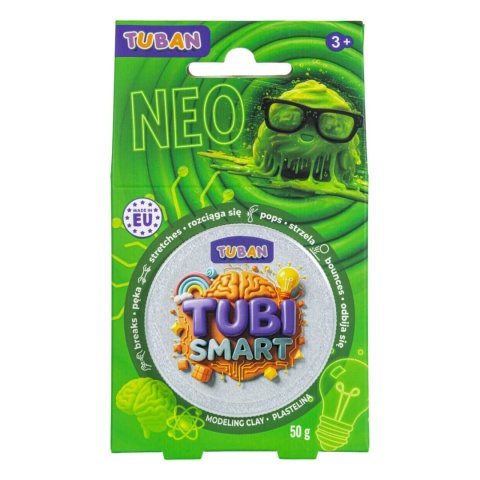 Plastelina Tuban Tubi Smart zielona opakowanie