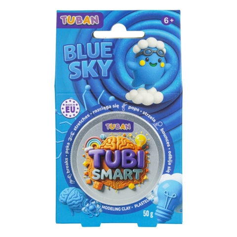 Plastelina Tuban Tubi Smart niebieska opakowanie