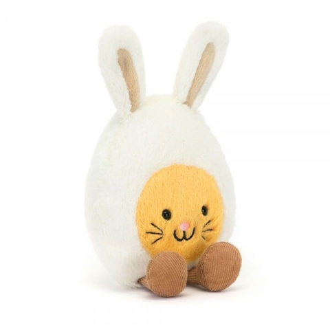 Pluszak Jajko Jellycat z Uszami Królika przód