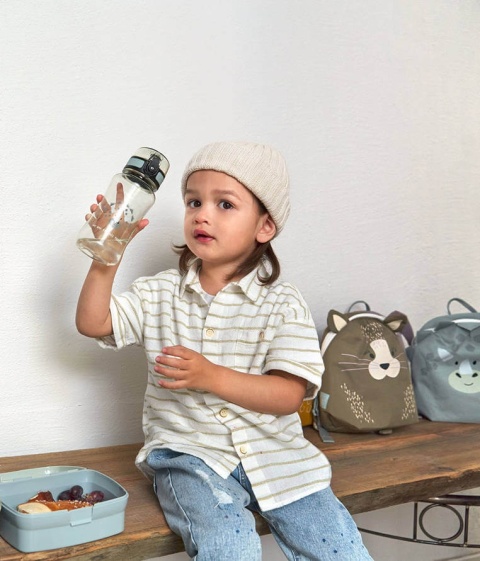 Zestaw Śniadaniowy Lassig Lunchbox i Tritanowa Butelka Dinozaur rozmiar