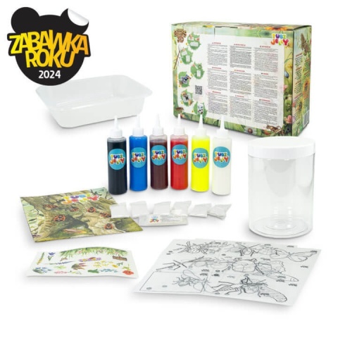Zestaw plastyczny Tuban Tubi Jelly robaki 3D co znajduje się w zestawie
