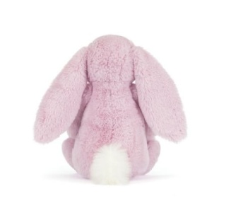 Pluszak króliczek Jellycat liliowy z kwiecistymi uszami
