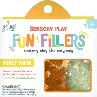 Wkład do słoików sensorycznych Glo Pals Fun Fillers Farma