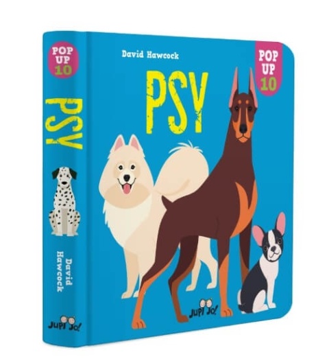 Książka Psy pop-up Jupi Jo okładka