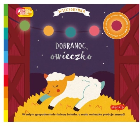 Książka Dobranoc owieczko Wieczorynka HarperKids Akademia mądrego dziecka