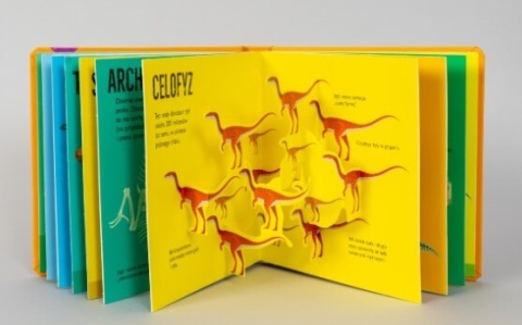 Książka Dinozaury pop-up Jupi Jo 3d