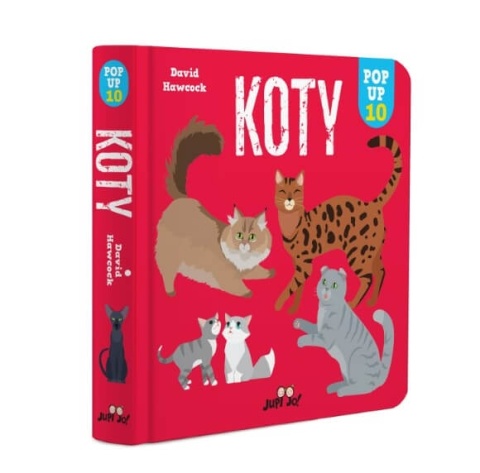 Książka Koty pop-up Jupi Jo okładka