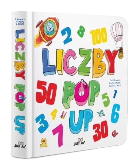 Książka pop-up Liczby Jupi Jo okładka