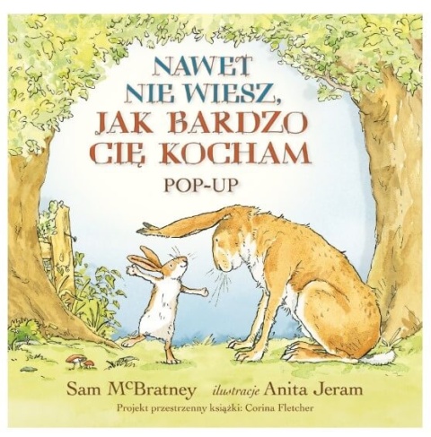 Książka pop-up Nawet nie wiesz jak bardzo cię kocham HarperKids okładka