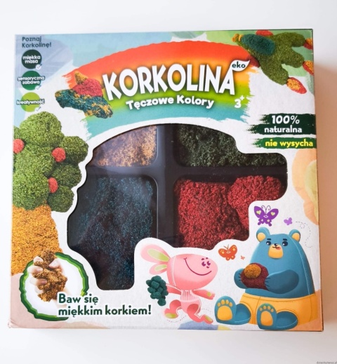 Masa korkowa do zabaw sensorycznych Dzieci Tu i Teraz opakowanie