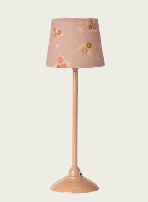 Lampa podłogowa Maileg ciemna pudrowa