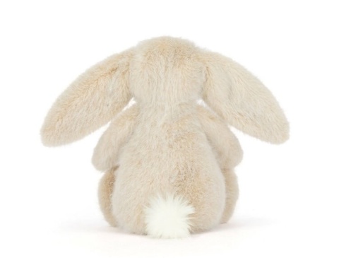 Pluszak króliczek Jellycat flufflet jasny beż tył