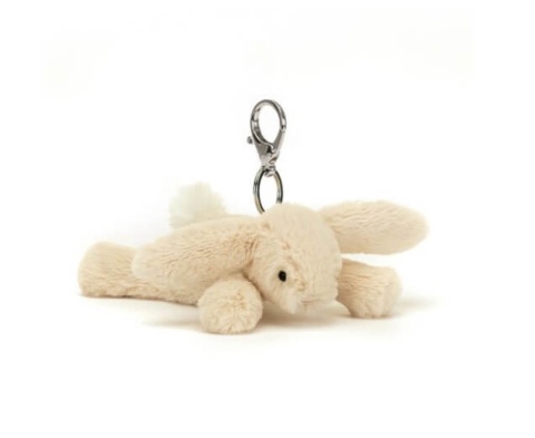 Breloczek króliczek Jellycat beżowy przód