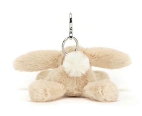 Breloczek króliczek Jellycat beżowy tył