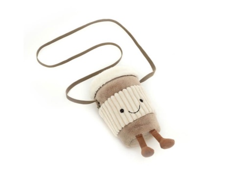 Pluszowa torebka kawa Jellycat pasek