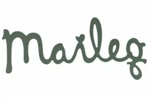 Drewniane logo Maileg miętowe