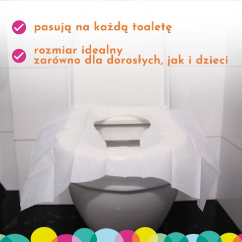 nakładki na toaletę WuCetki jednorazowe dopasowanie
