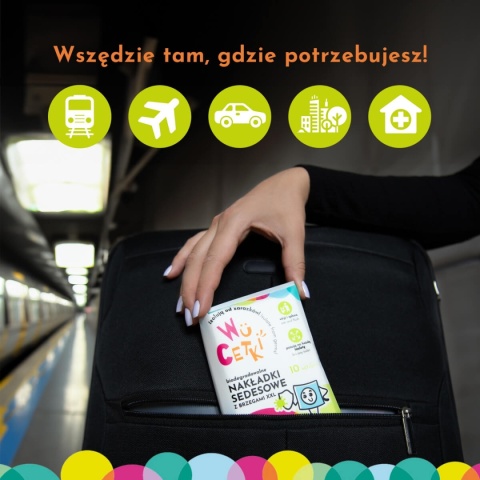 nakładki na toaletę WuCetki jednorazowe idealne na podróż