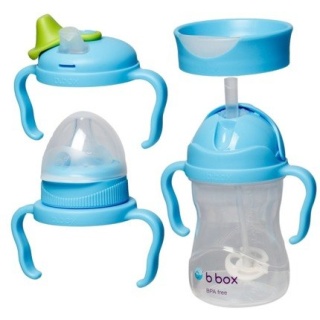 B.BOX Kubek 4w1 zestaw 240 ml, borówkowy