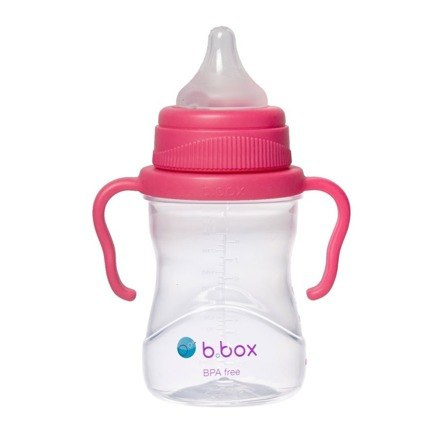 B.BOX Kubek 4w1 zestaw 240 ml, malinowy, b.box B.BOX Kubek 4w1 zestaw 240 ml, malinowy, b.box