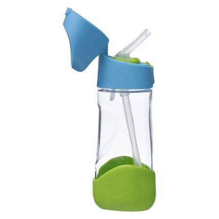 B.Box Bidon tritanowy ze słomką 450ml, Ocean Breeze B.Box Bidon tritanowy ze słomką 450ml, Ocean Breeze