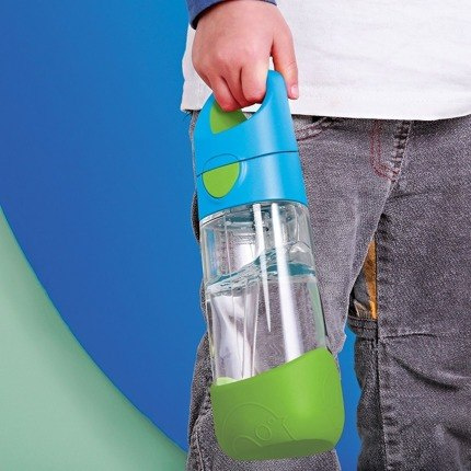 B.Box Bidon tritanowy ze słomką 450ml, Ocean Breeze B.Box Bidon tritanowy ze słomką 450ml, Ocean Breeze