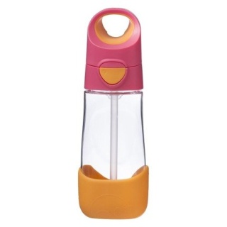 B.Box Bidon tritanowy ze słomką 450ml, Strawberry Shake