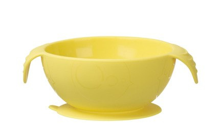 B.Box Silikonowa miseczka z przyssawką i łyżeczką Lemon Sherbet B.Box Silikonowa miseczka z przyssawką i łyżeczką Lemon Sherbet