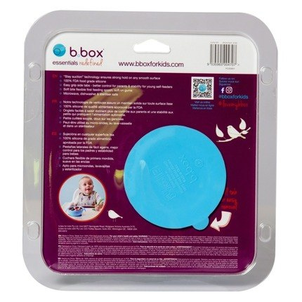 B.Box Silikonowa miseczka z przyssawką i łyżeczką Ocean Breeze B.Box Silikonowa miseczka z przyssawką i łyżeczką Ocean Breeze