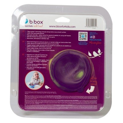 B.Box Silikonowa miseczka z przyssawką i łyżeczką Passion Splash B.Box Silikonowa miseczka z przyssawką i łyżeczką Passion Splash