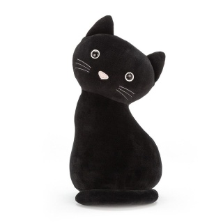 JellyCat - Kot Lucky czarny 34cm