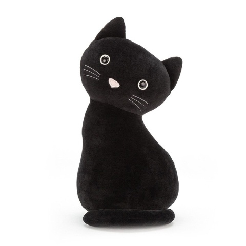 JellyCat - Kot Lucky czarny 34cm