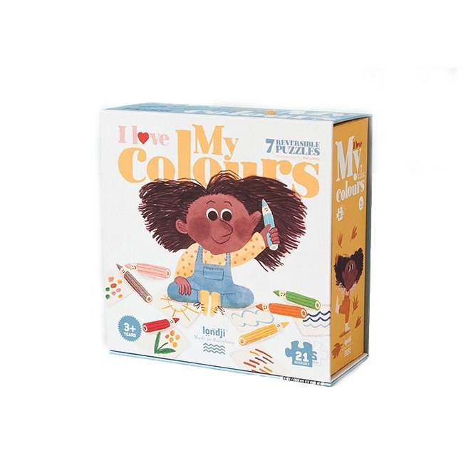Londji Puzzle dla dzieci, Kocham Moje Kolory Londji Puzzle dla dzieci, Kocham Moje Kolory