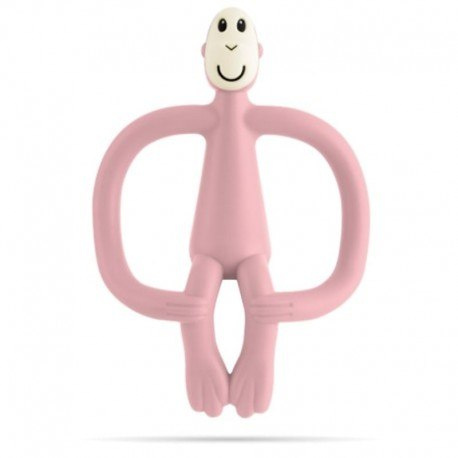 MATCHSTICK MONKEY Blush Gryzak Masujący ze Szczoteczką MATCHSTICK MONKEY Blush Gryzak Masujący ze Szczoteczką