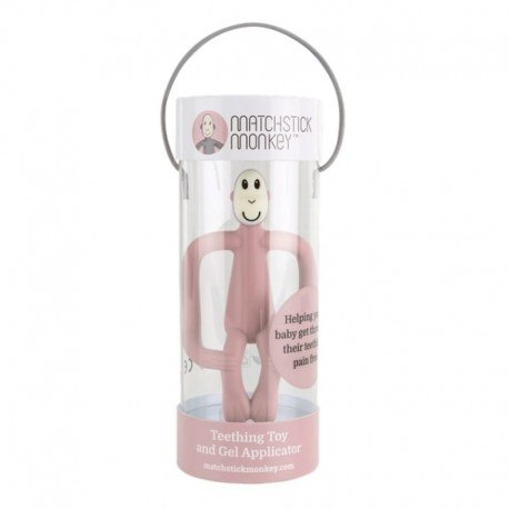 MATCHSTICK MONKEY Blush Gryzak Masujący ze Szczoteczką MATCHSTICK MONKEY Blush Gryzak Masujący ze Szczoteczką