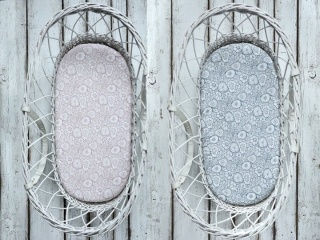SLEEPEE Prześcieradło do gondoli We Care 2-pak Grey/Pink