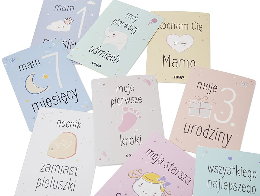 Snap the moment Foto-karty dla dzieci 0-3 lat Snap the moment Foto-karty dla dzieci 0-3 lat