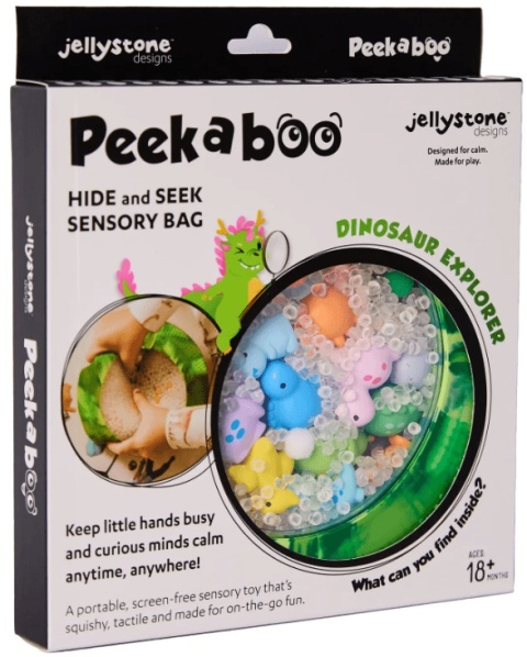Dysk sensoryczny dla dzieci Jellystone A-Ku-Ku! Peekaboo - Dinozaur opakowanie