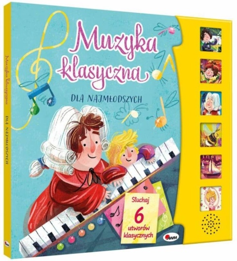 Książka dźwiękowa Muzyka klasyczna dla najmłodszych AWM okładka