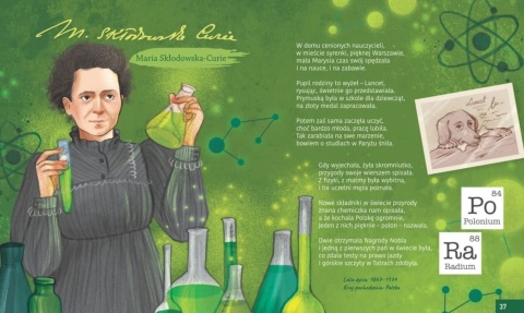 Książka Kto to puka nauka AWM Maria Skłodowska - Curie