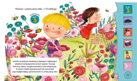 Książka dźwiękowa Klasyczne melodie AWM ilustracje