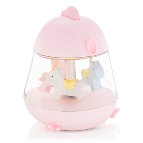 Lampka z pozytywką Rabbit&Friends kurczaczek różowy