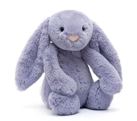 Przytulanka Króliczek Jellycat fioletowy przód