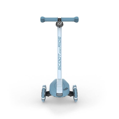 Niebieska Hulajnoga Highwaykick 3S Scootandride LED z systemem sterowania 2w1 - kierownica