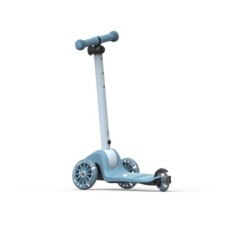 Niebieska Hulajnoga Highwaykick 3S Scootandride LED z systemem sterowania 2w1 - tył