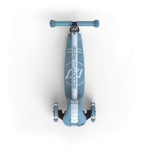 Niebieska Hulajnoga Highwaykick 3S Scootandride LED z systemem sterowania 2w1 - kolor