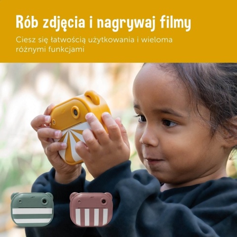 Aparat cyfrowy z drukarką Zuzu Fun różowy - filmy i zdjęcia