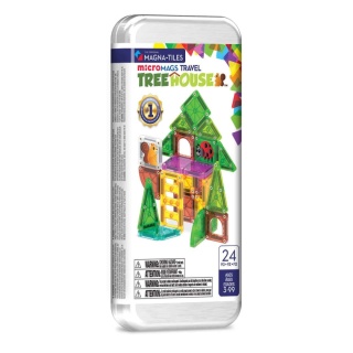 Micro klocki magnetyczne MAGNA-TILES Travel Treehouse 24 el.